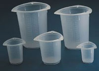Beaker, Tri-Pour,PolypropyleneAbso